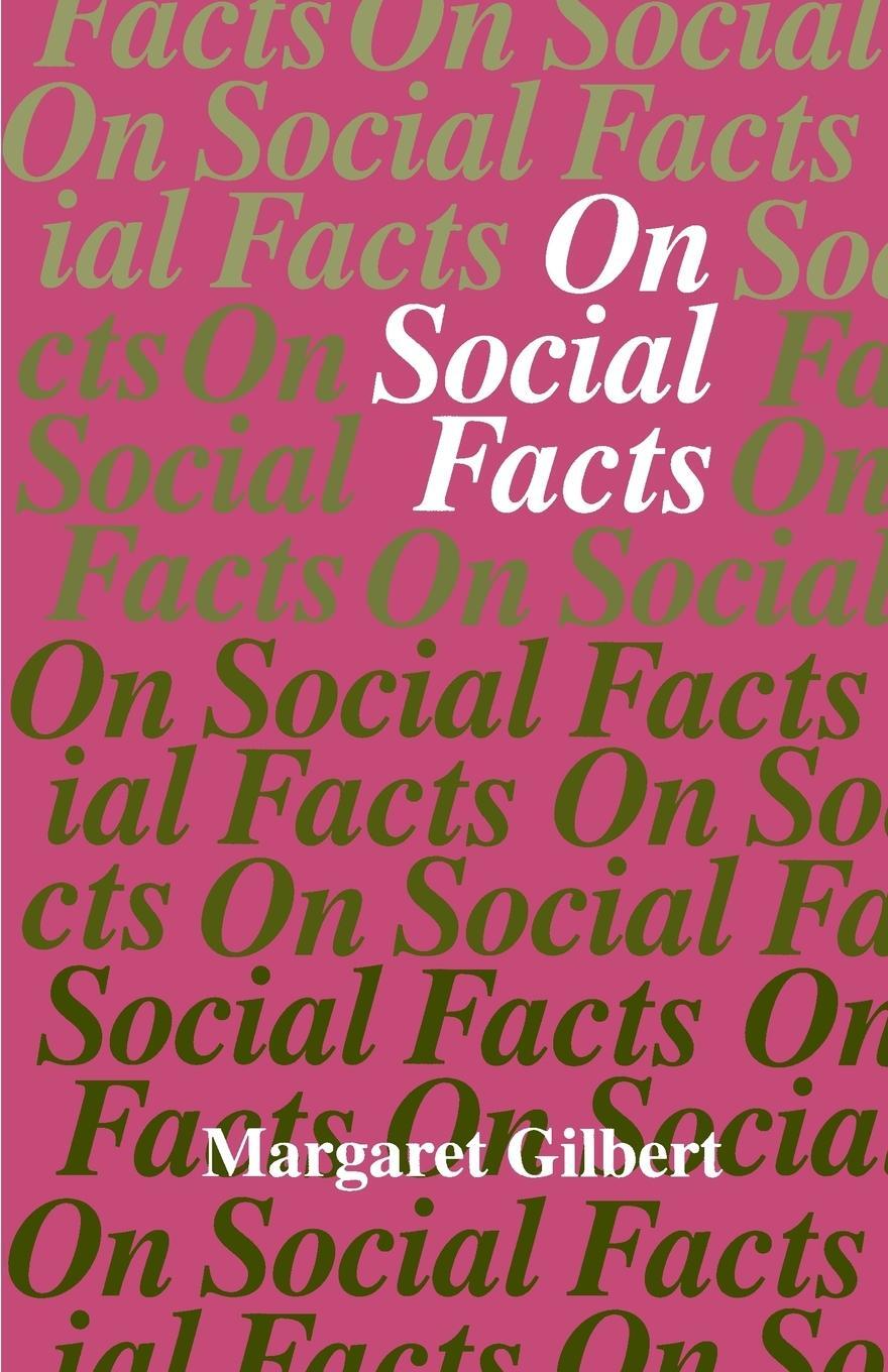Cover: 9780691020808 | On Social Facts | Margaret Gilbert | Taschenbuch | Paperback | 1992