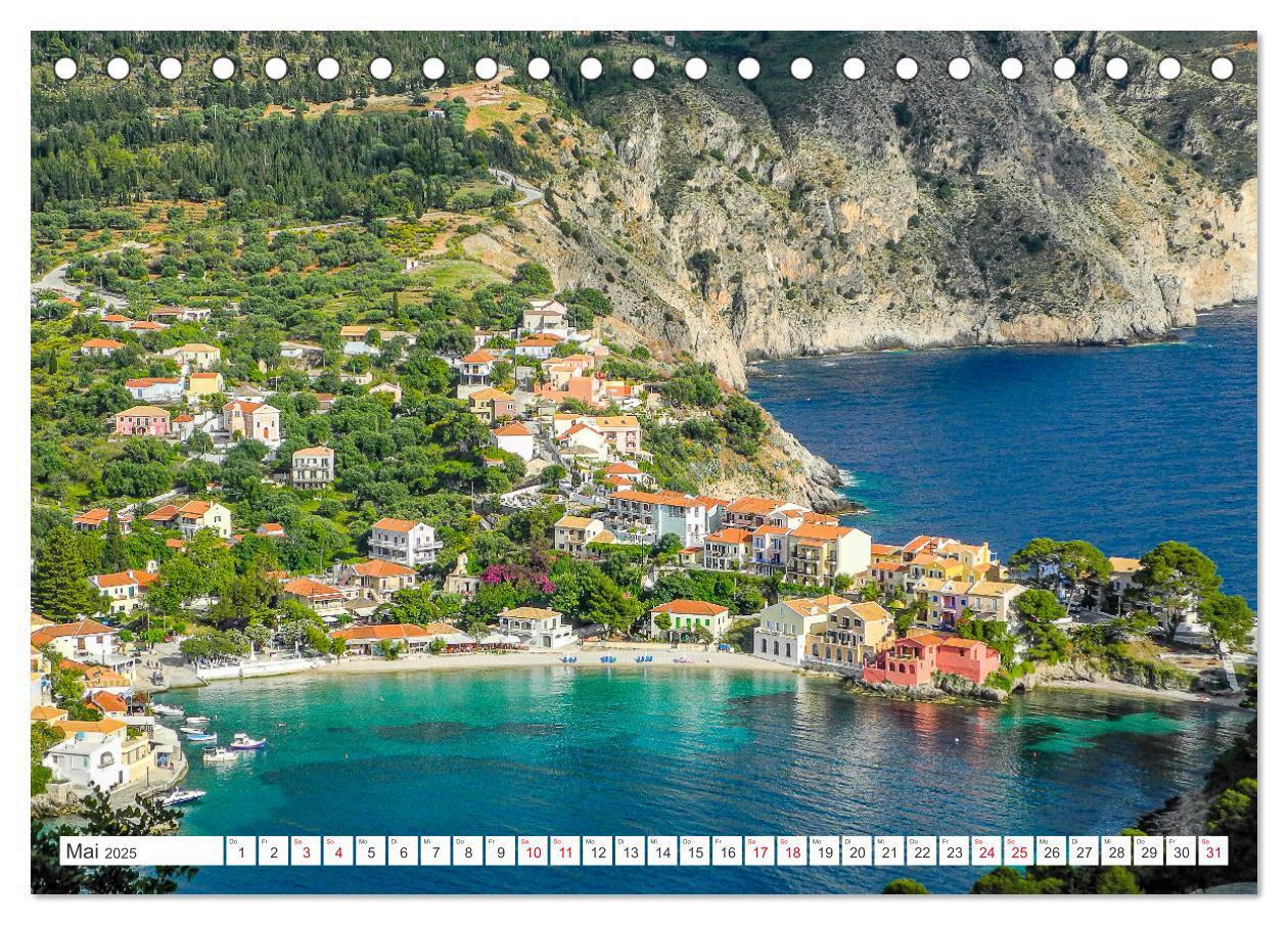 Bild: 9783383977121 | Kefalonia, Inseltraum in Blau (Tischkalender 2025 DIN A5 quer),...