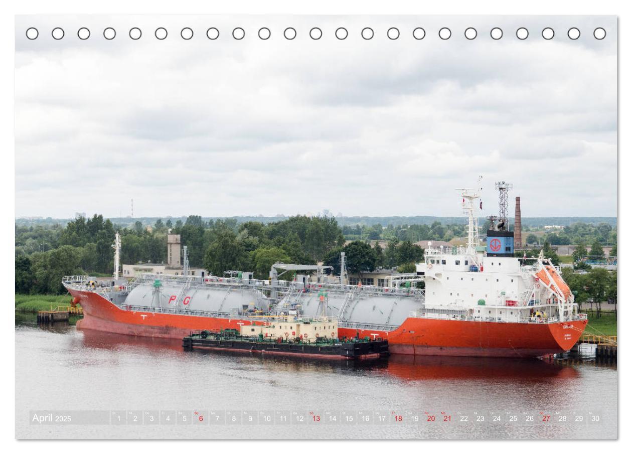 Bild: 9783435138623 | Container - Tanker - Kreuzfahrt - Schiffe (Tischkalender 2025 DIN...