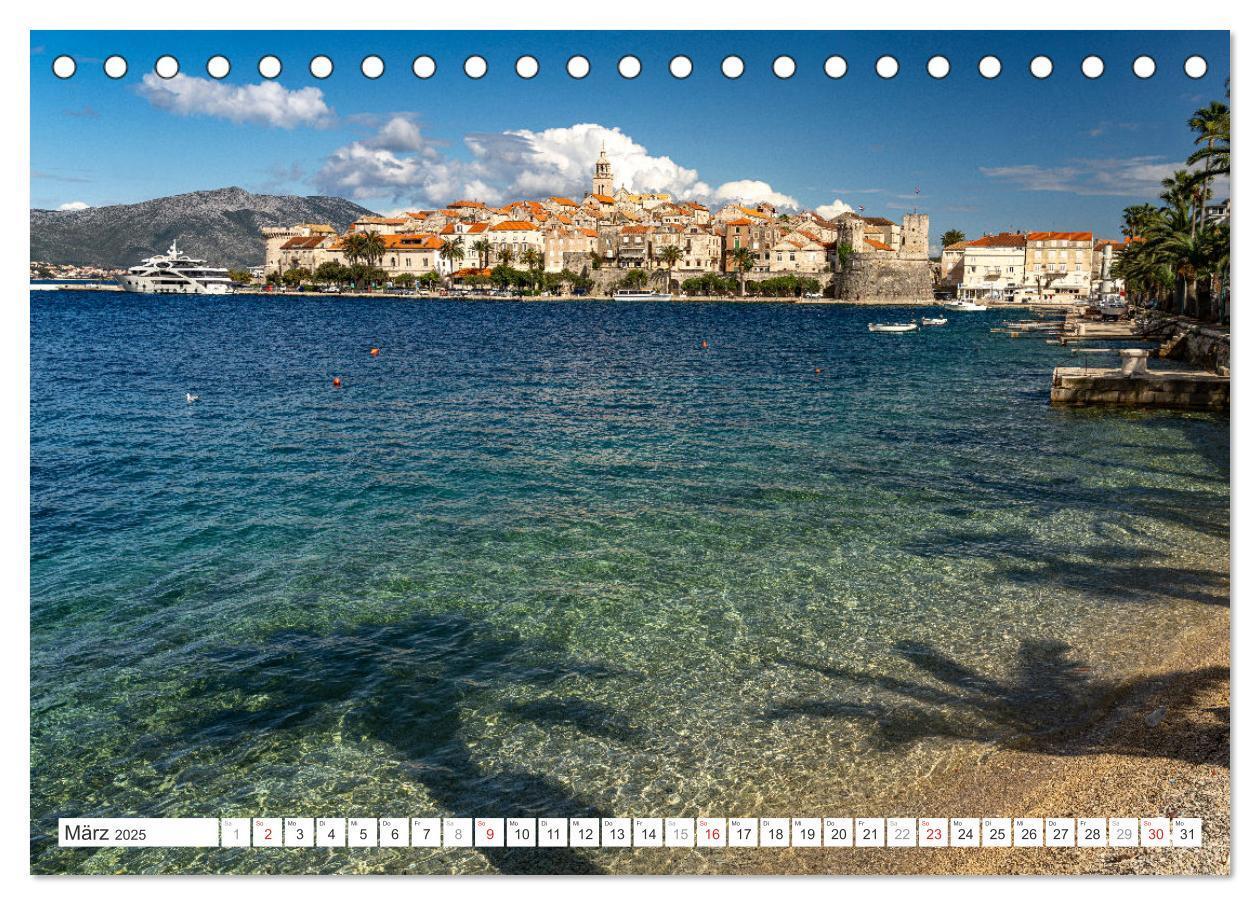 Bild: 9783457175606 | Kroatien - Dalmatien (Tischkalender 2025 DIN A5 quer), CALVENDO...