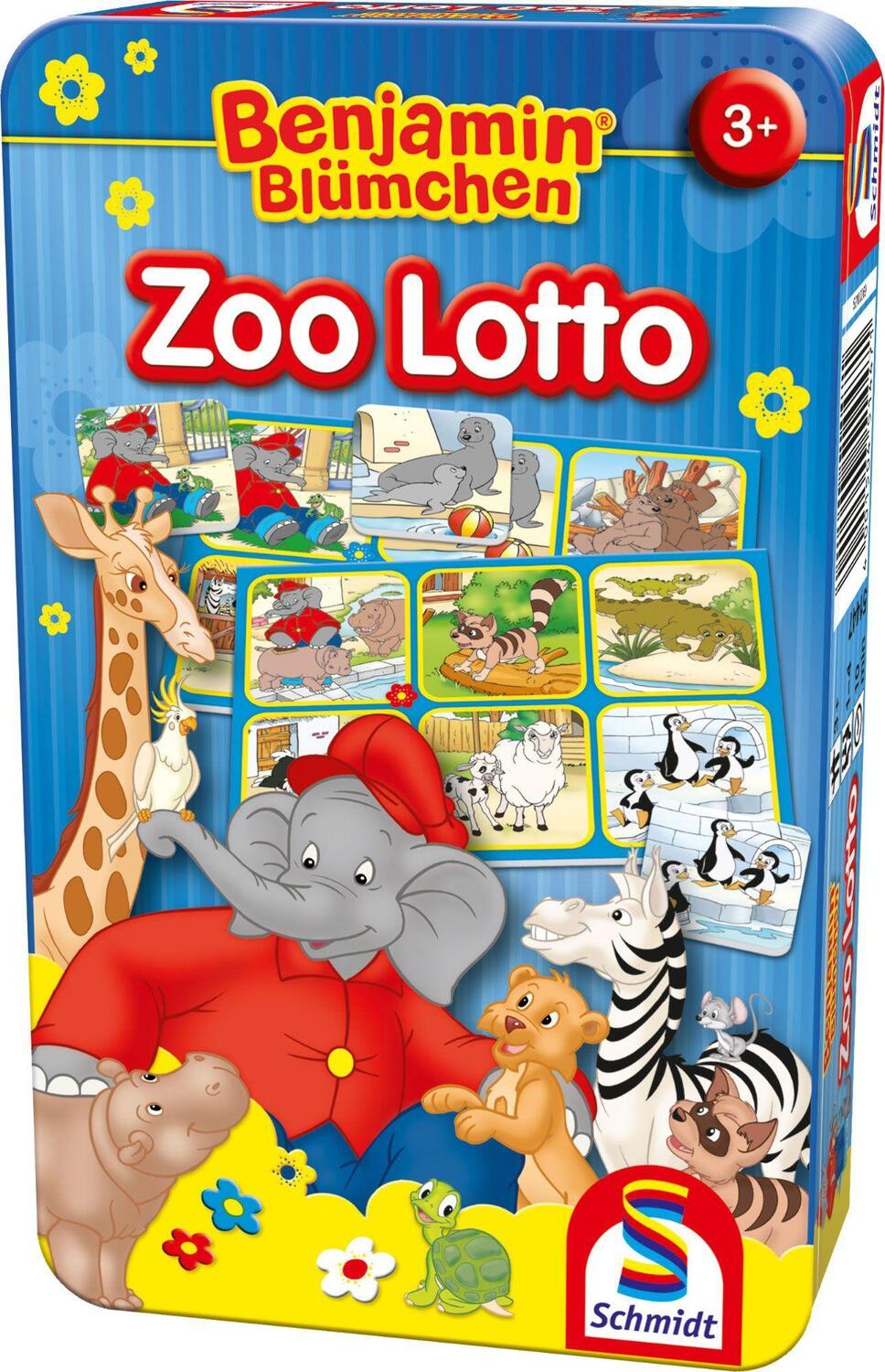Cover: 4001504514471 | Benjamin Blümchen, Zoo Lotto | BRING-MICH-MIT-SPIELE IN METALLDOSE