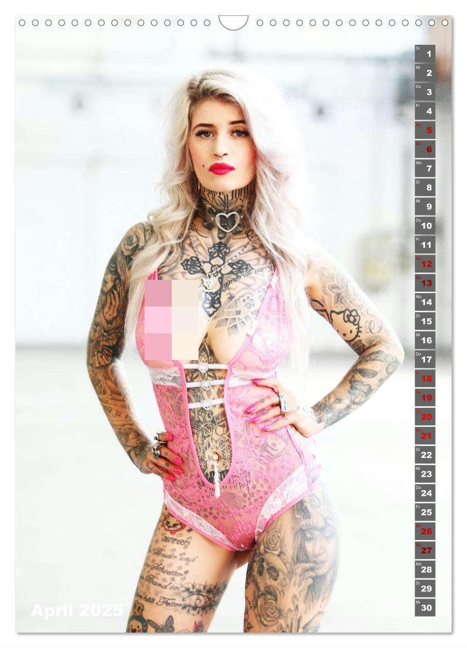 Bild: 9783435901067 | Beauty Tattoo Girls 2025 (Wandkalender 2025 DIN A3 hoch), CALVENDO...