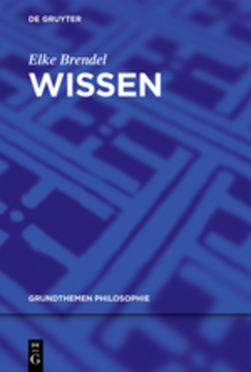 Cover: 9783110220124 | Wissen | Elke Brendel | Taschenbuch | 2013 | De Gruyter