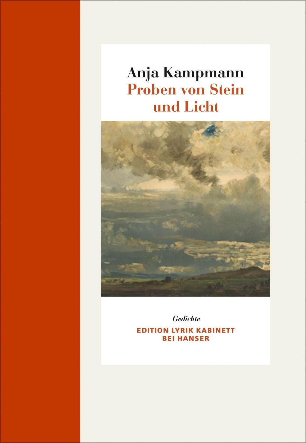Cover: 9783446250536 | Proben von Stein und Licht | Gedichte.Edition Lyrik Kabinett | Buch