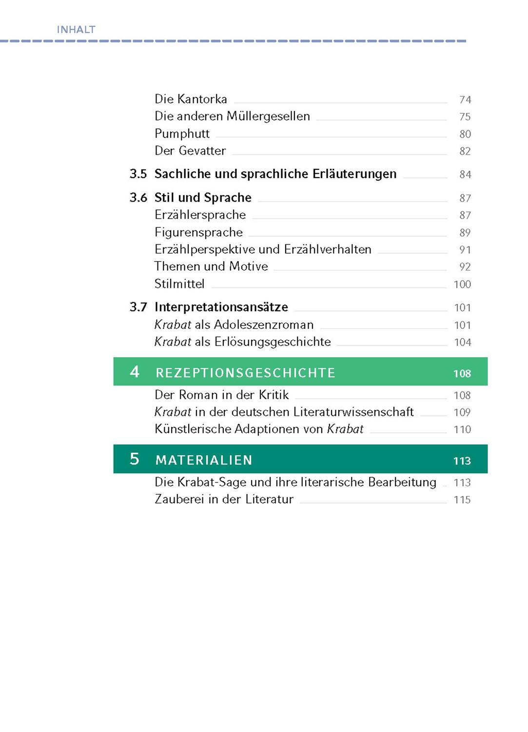 Bild: 9783804431461 | Krabat von Otfried Preußler - Textanalyse und Interpretation | Buch