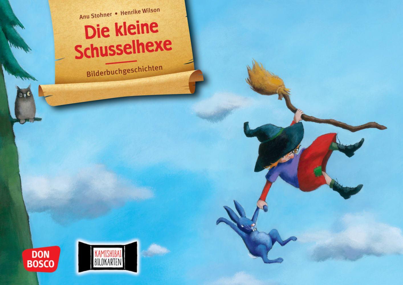 Cover: 4260179514425 | Die kleine Schusselhexe. Kamishibai Bildkartenset. | Anu Stohner | Box