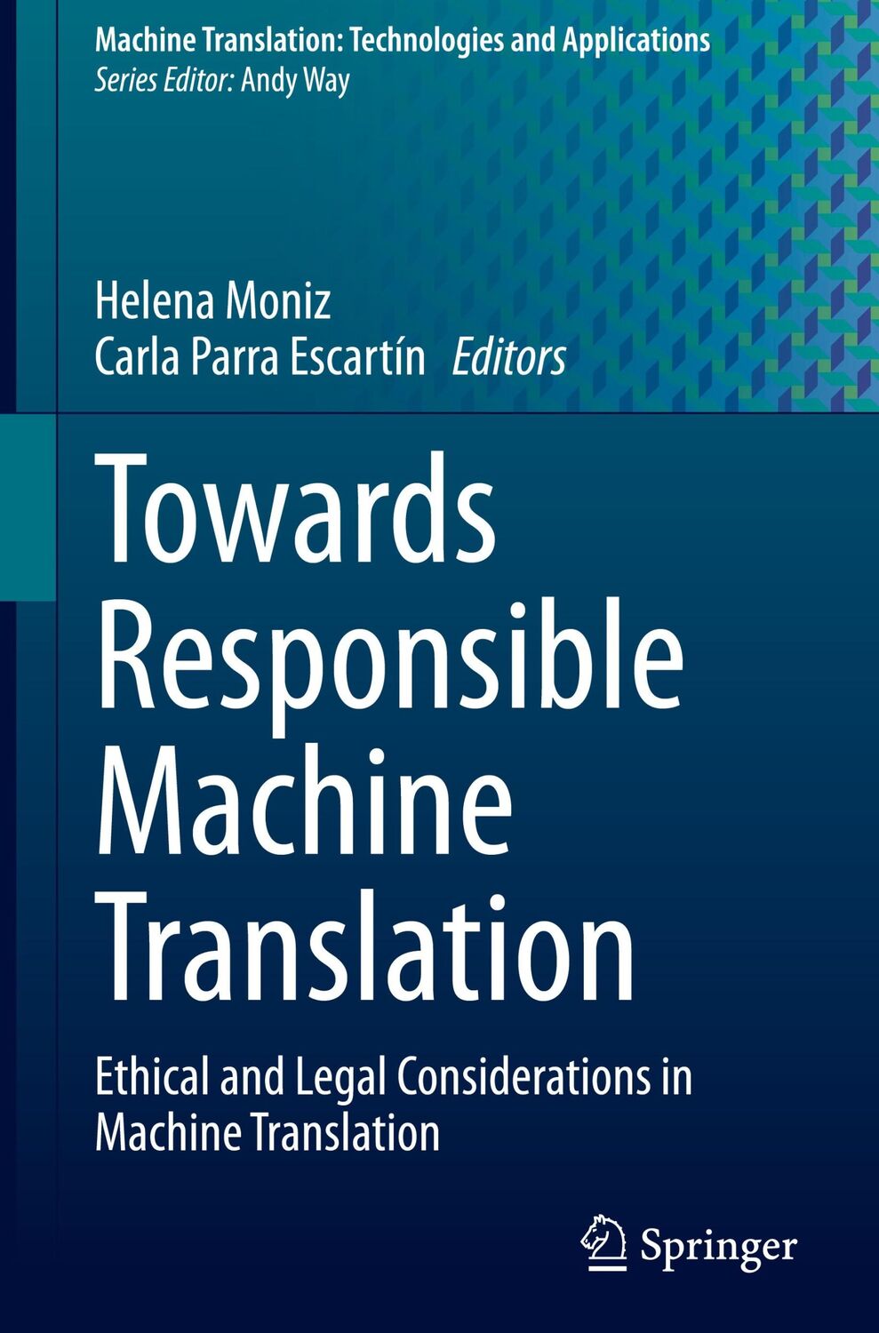 Cover: 9783031146886 | Towards Responsible Machine Translation | Carla Parra Escartín (u. a.)