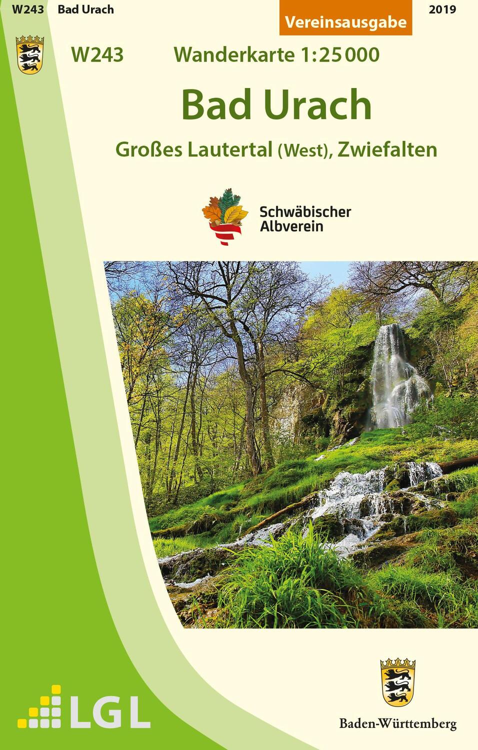 Cover: 9783947486007 | Bad Urach - Großes Lautertal (West), Zwiefalten Wanderkarte 1:25000