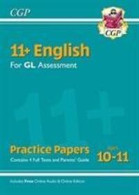 Cover: 9781789082234 | 11+ GL English Practice Papers: Ages 10-11 - Pack 1 (with Parents'...