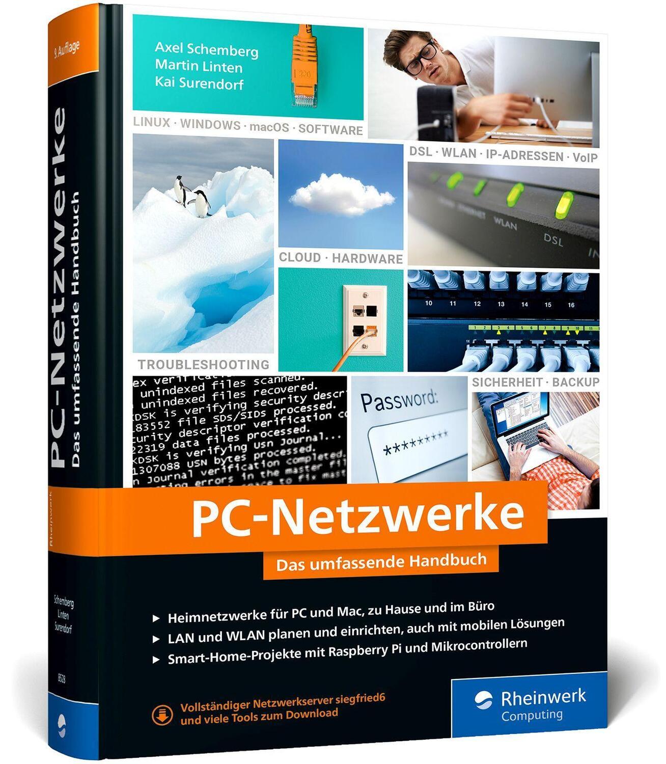 Cover: 9783836285285 | PC-Netzwerke | Martin Linten (u. a.) | Buch | Rheinwerk Computing