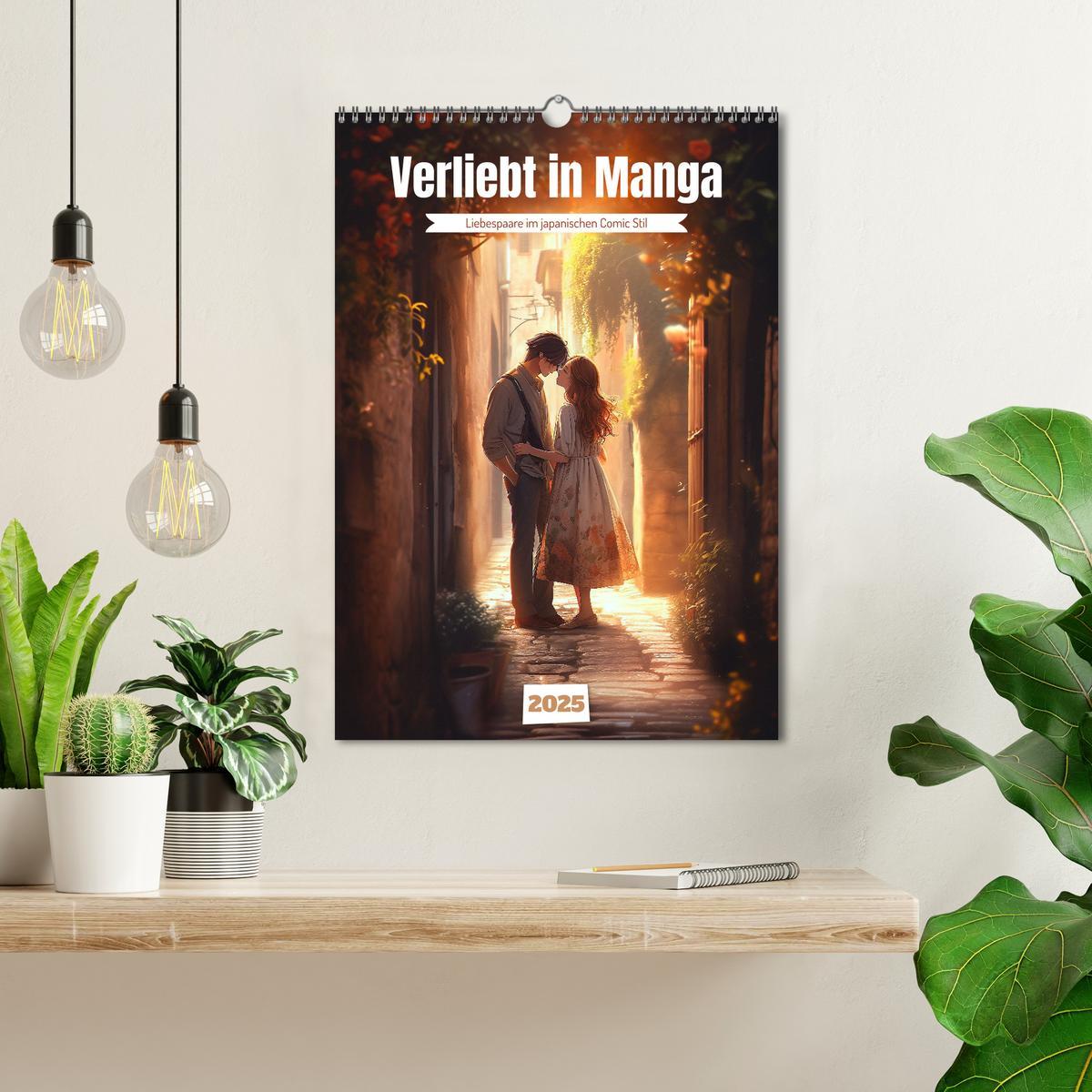 Bild: 9783435868933 | Verliebt in Manga (Wandkalender 2025 DIN A3 hoch), CALVENDO...