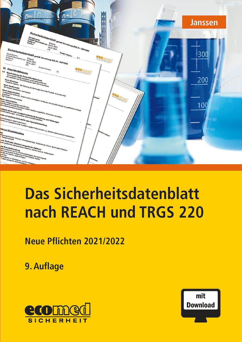 Cover: 9783609656915 | Das Sicherheitsdatenblatt nach REACH und TRGS 220 | Gabriele Janssen