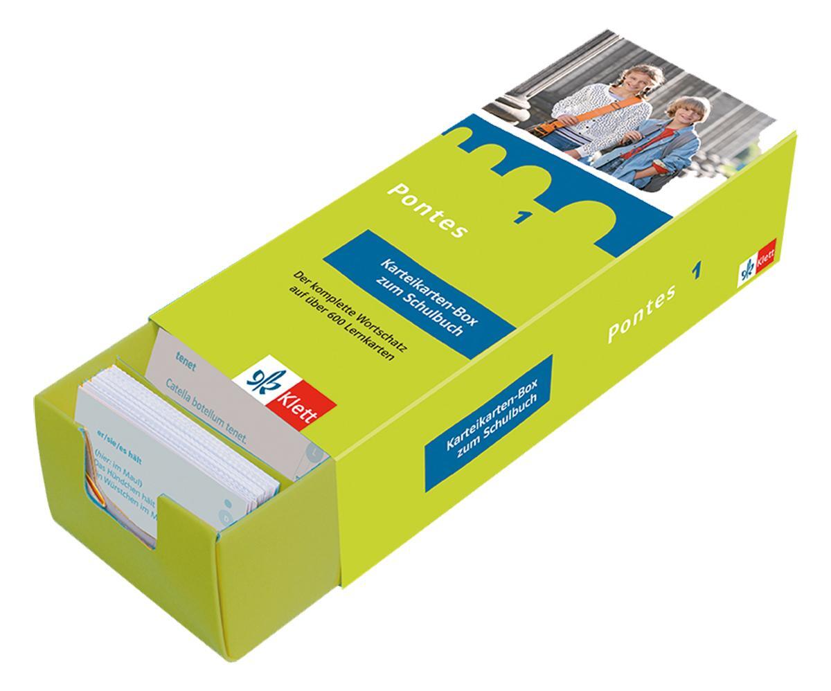 Cover: 9783129240281 | Pontes. Vokabel-Lernbox zum Schulbuch 1 | Box | Vokabel-Lernbox | 2015
