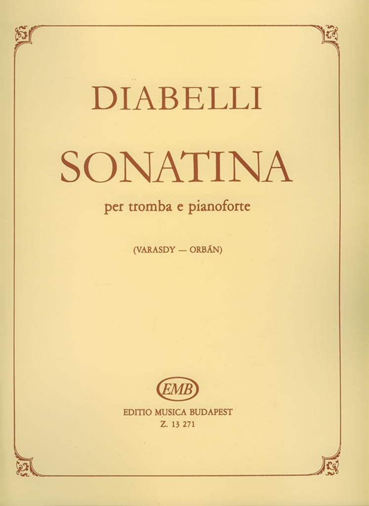 Cover: 9790080132715 | Sonatina per tromba e pianoforte op. 151, No. 1 | Anton Diabelli