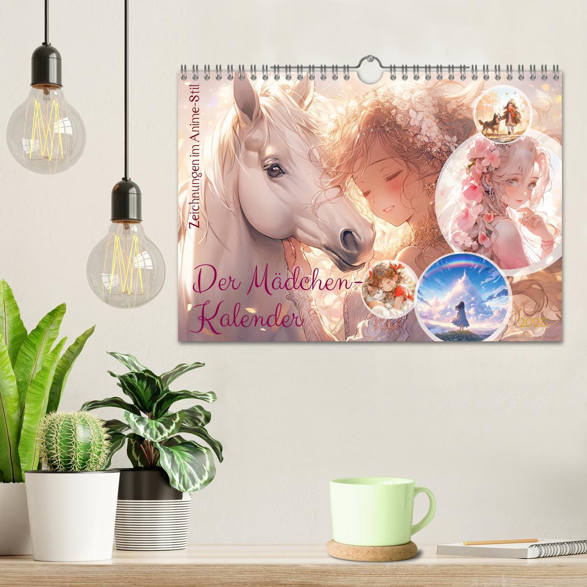 Bild: 9783383838309 | Der Mädchen-Kalender (Wandkalender 2025 DIN A4 quer), CALVENDO...