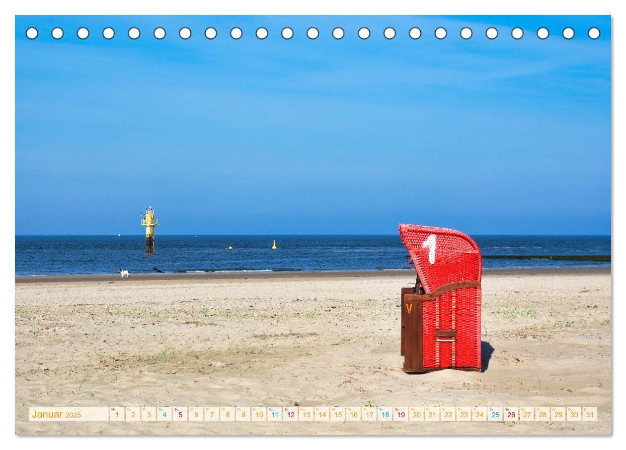 Bild: 9783457163184 | BORKUM Entdeckungen (Tischkalender 2025 DIN A5 quer), CALVENDO...