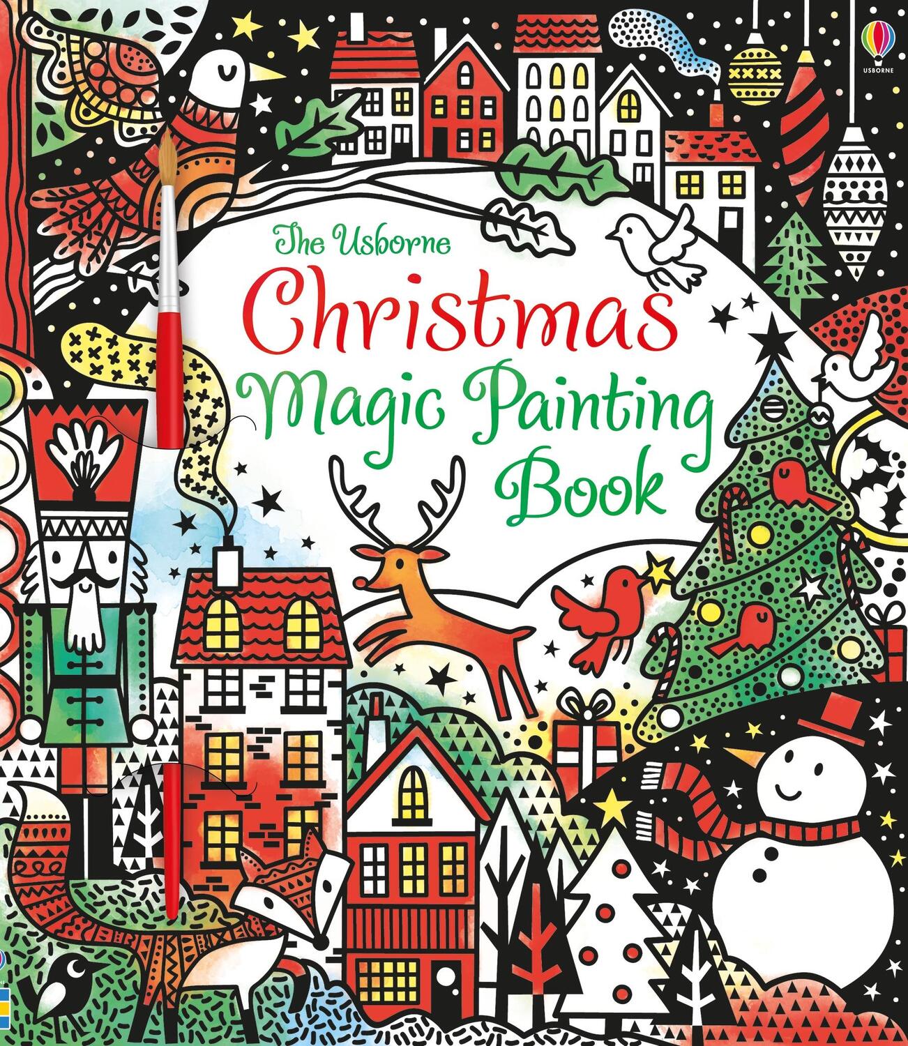 Cover: 9781409595403 | Christmas Magic Painting Book | With Special water brush | Fiona Watt