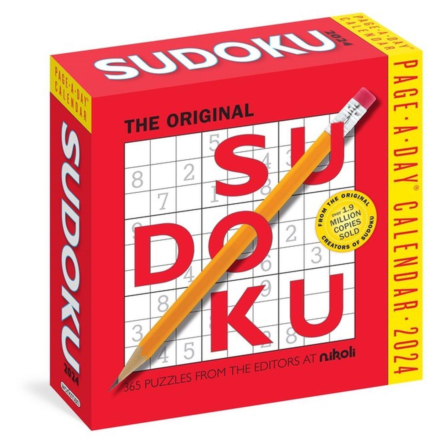 Cover: 9781523519514 | Original Sudoku Page-A-Day Calendar 2024 | Workman Calendars (u. a.)