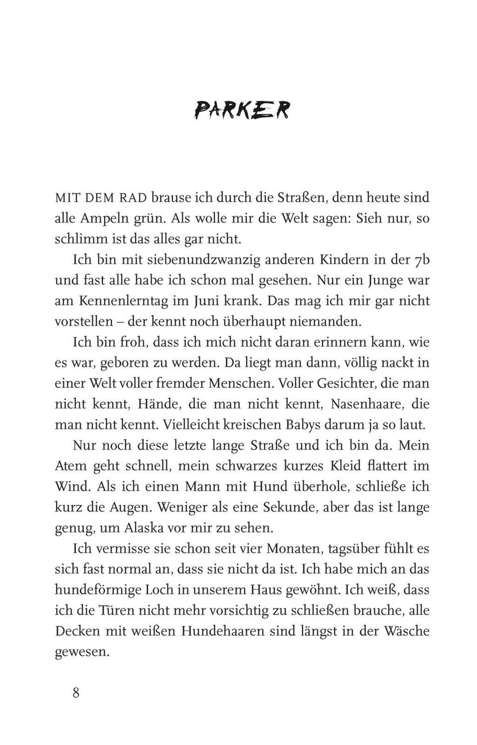 Bild: 9783551319005 | Für immer Alaska | Anna Woltz | Taschenbuch | 176 S. | Deutsch | 2020