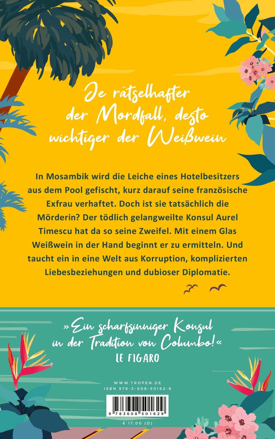 Rückseite: 9783608501629 | Der Tote im Pool | Ein Fall für den Konsul | Jean-Christophe Rufin