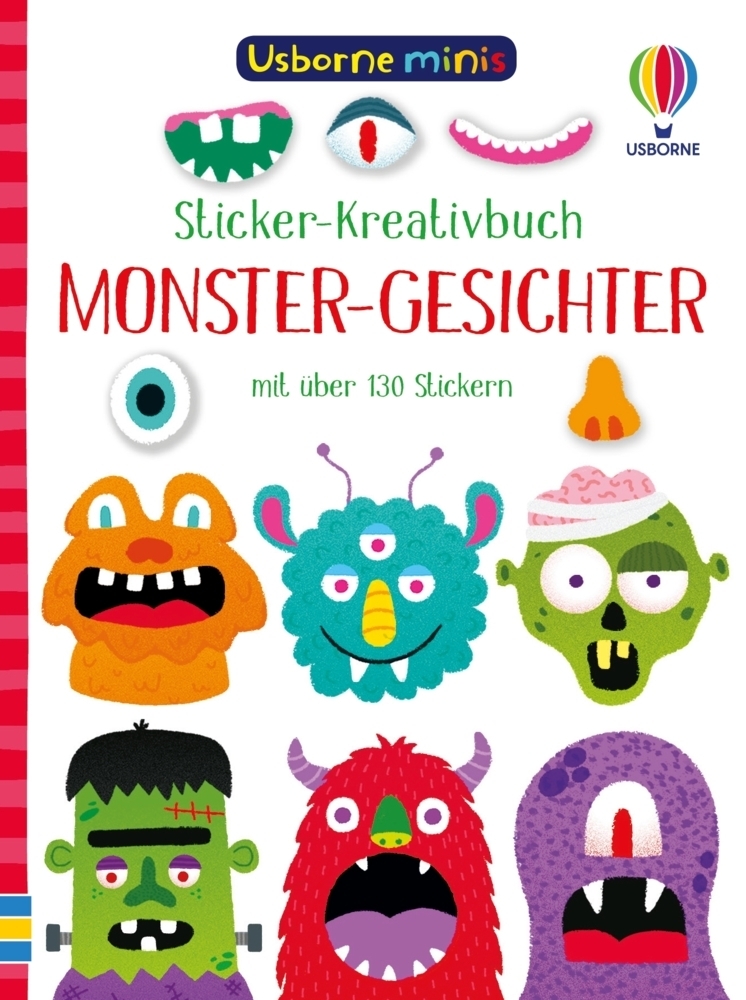 Cover: 9781035700172 | Usborne Minis - Sticker-Kreativbuch: Monster-Gesichter | Sam Smith