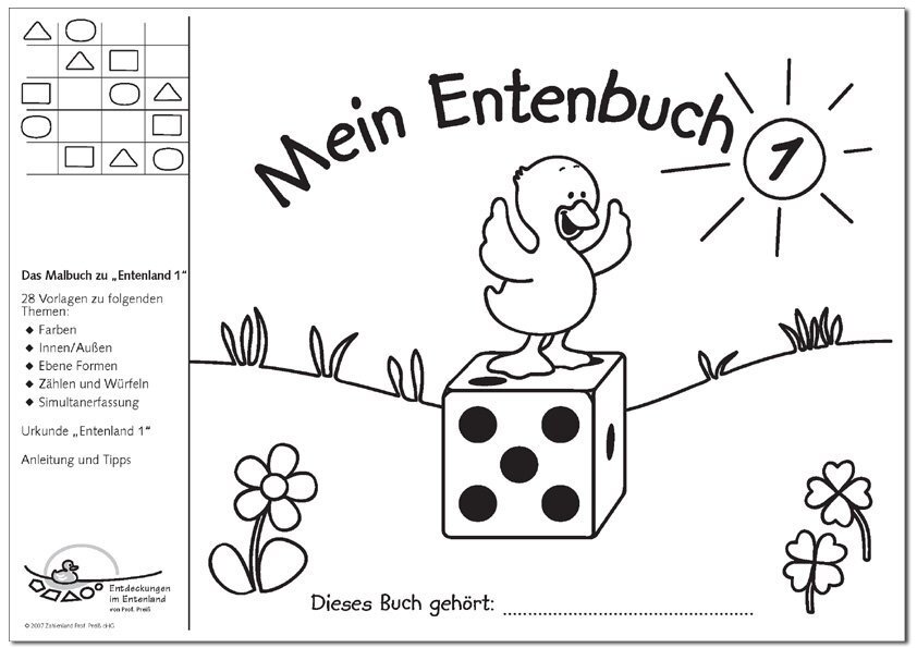 Cover: 9783981126181 | Mein Entenbuch. Tl.1 | Das Malbuch zu "Entenland 1" | Gerhard Preiß