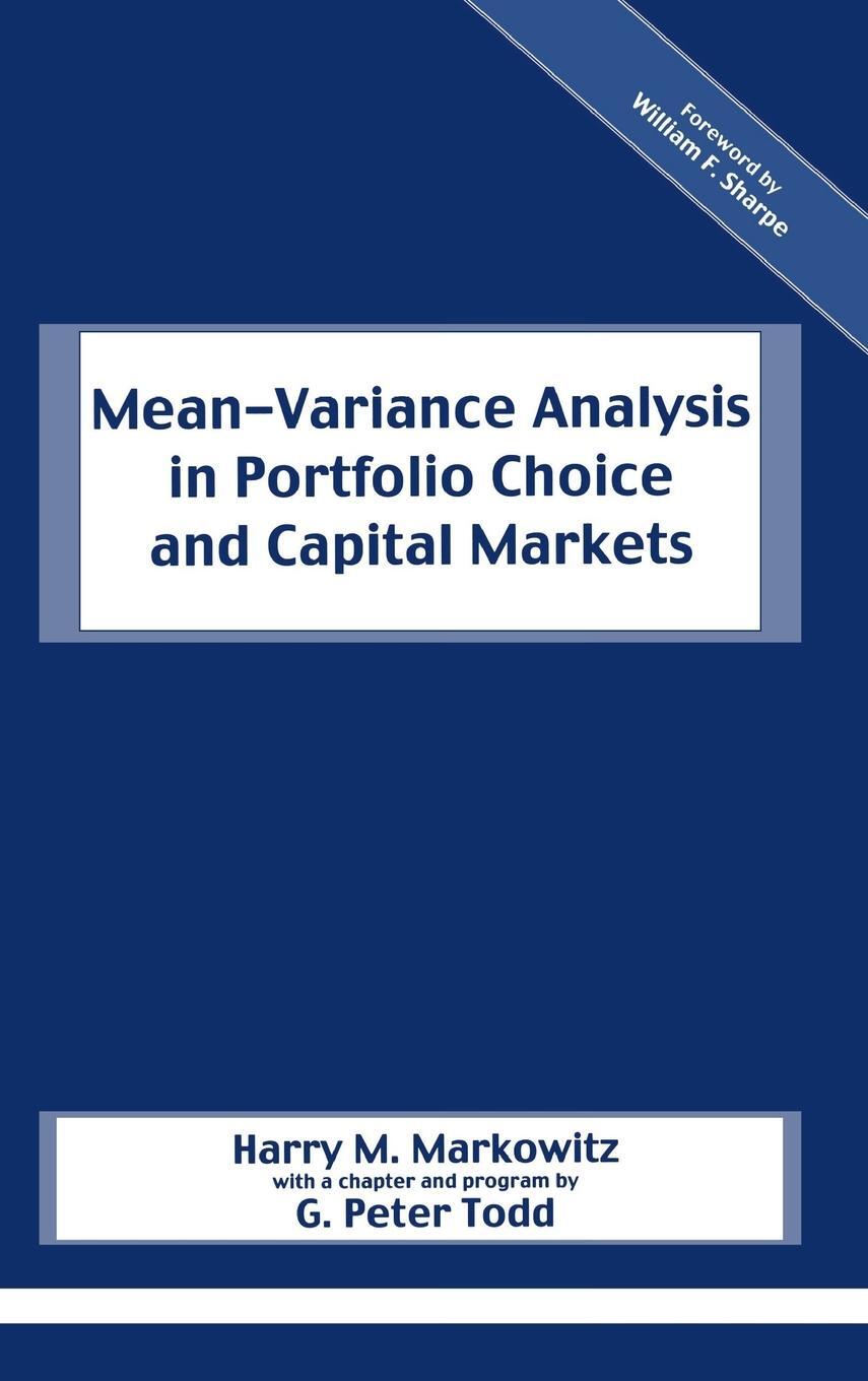 Cover: 9781883249755 | Mean-Variance Analysis in Portfolio Choice and Capital Markets | Buch