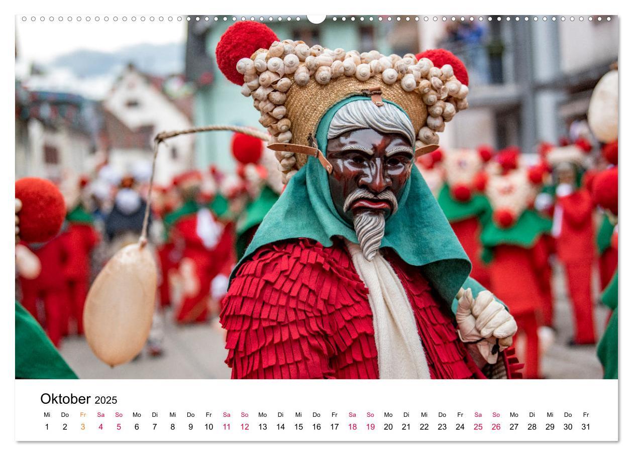 Bild: 9783435105410 | Die Elzacher Fastnacht (Wandkalender 2025 DIN A2 quer), CALVENDO...