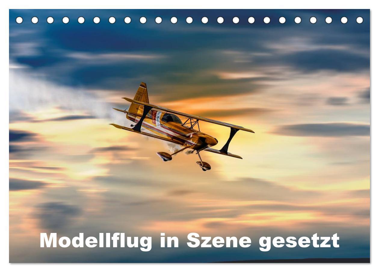 Cover: 9783435773879 | Modellflug in Szene gesetzt (Tischkalender 2025 DIN A5 quer),...