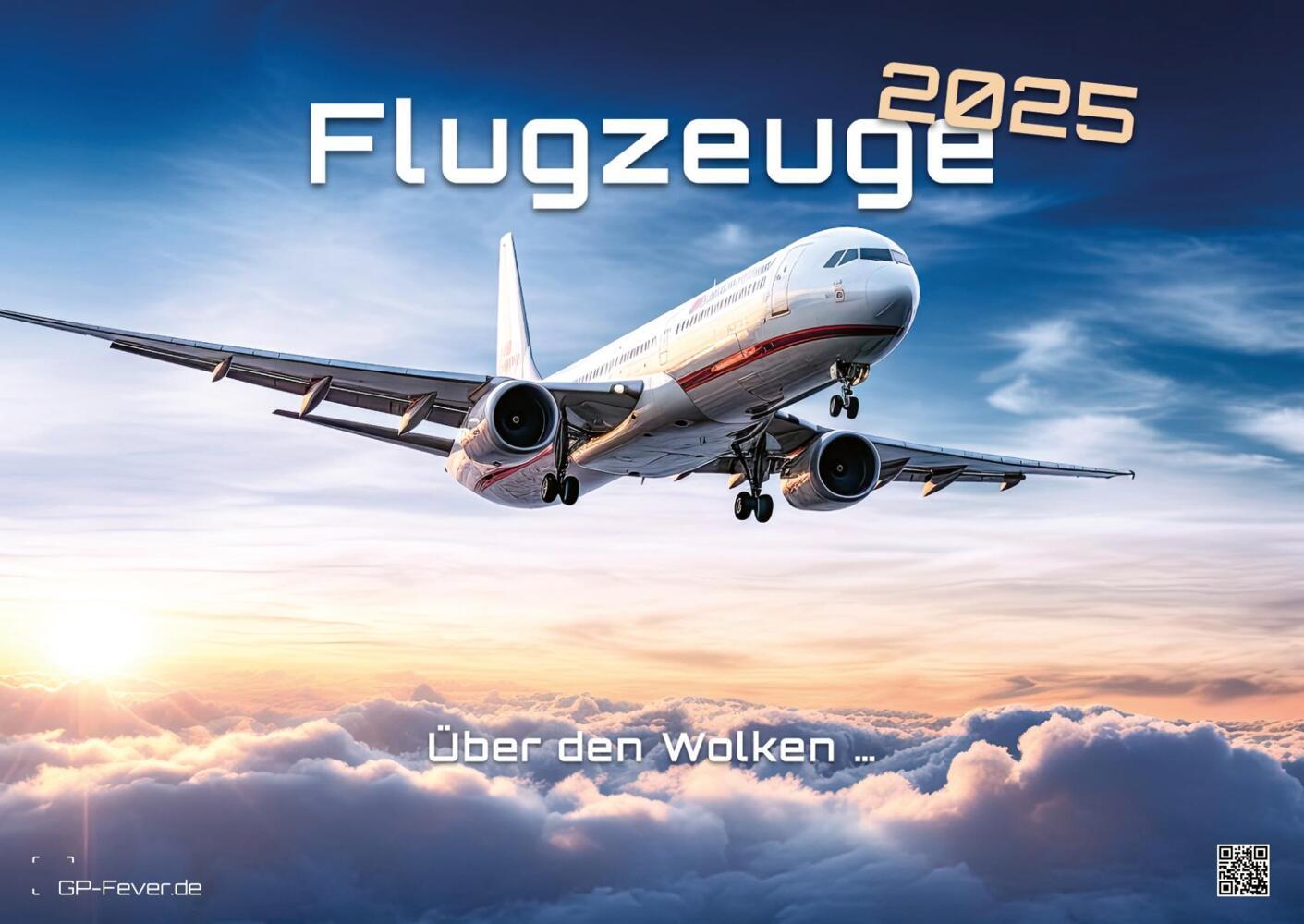 Cover: 9783986734237 | Planes - Über den Wolken - Flugzeuge - 2025 - Kalender DIN A2 | 15 S.