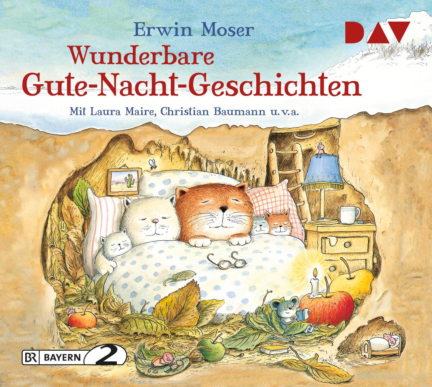 Cover: 9783742408358 | Wunderbare Gute-Nacht-Geschichten | Lesung | Erwin Moser | Audio-CD