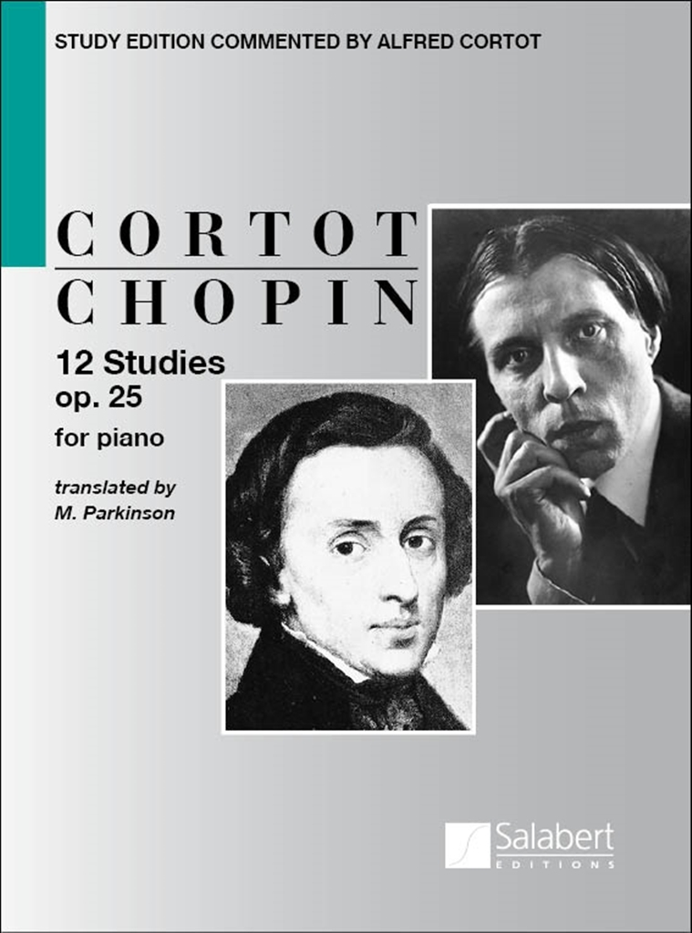 Cover: 9790048002654 | 12 Studies Op.25 | Study Edition Commented By Alfred Cortot - Score