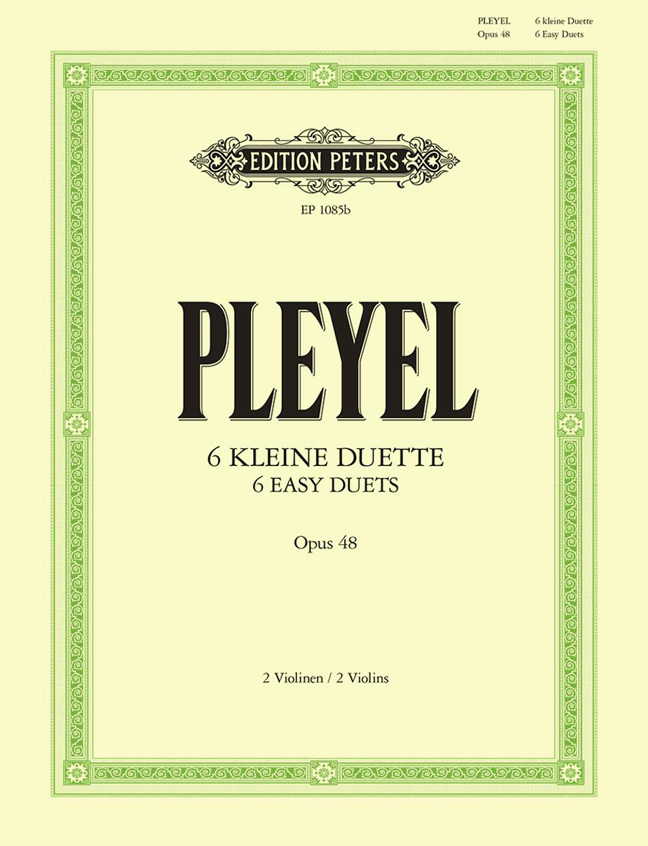 Cover: 9790014006389 | Duos(6) Op.48 | Ignace Pleyel | Buch | Edition Peters