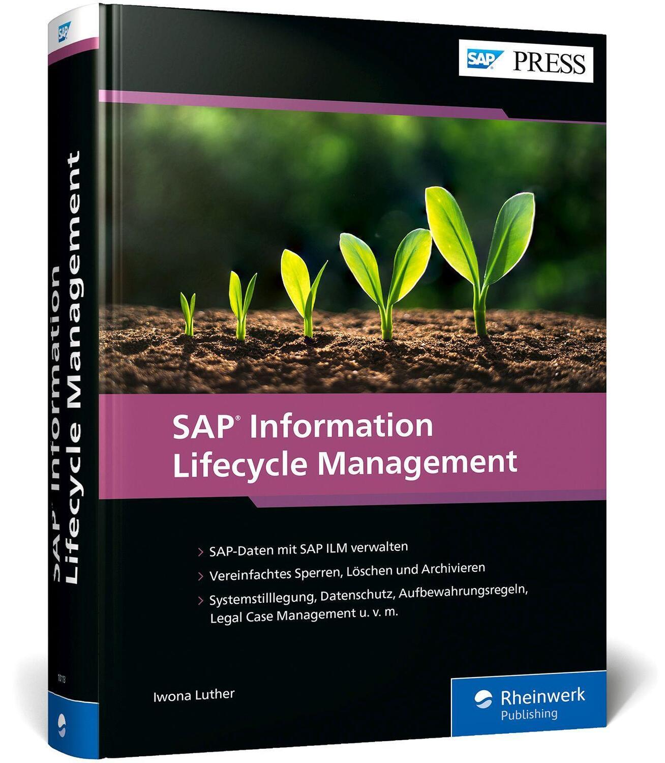 Cover: 9783367101139 | SAP Information Lifecycle Management | Iwona Luther | Buch | SAP Press