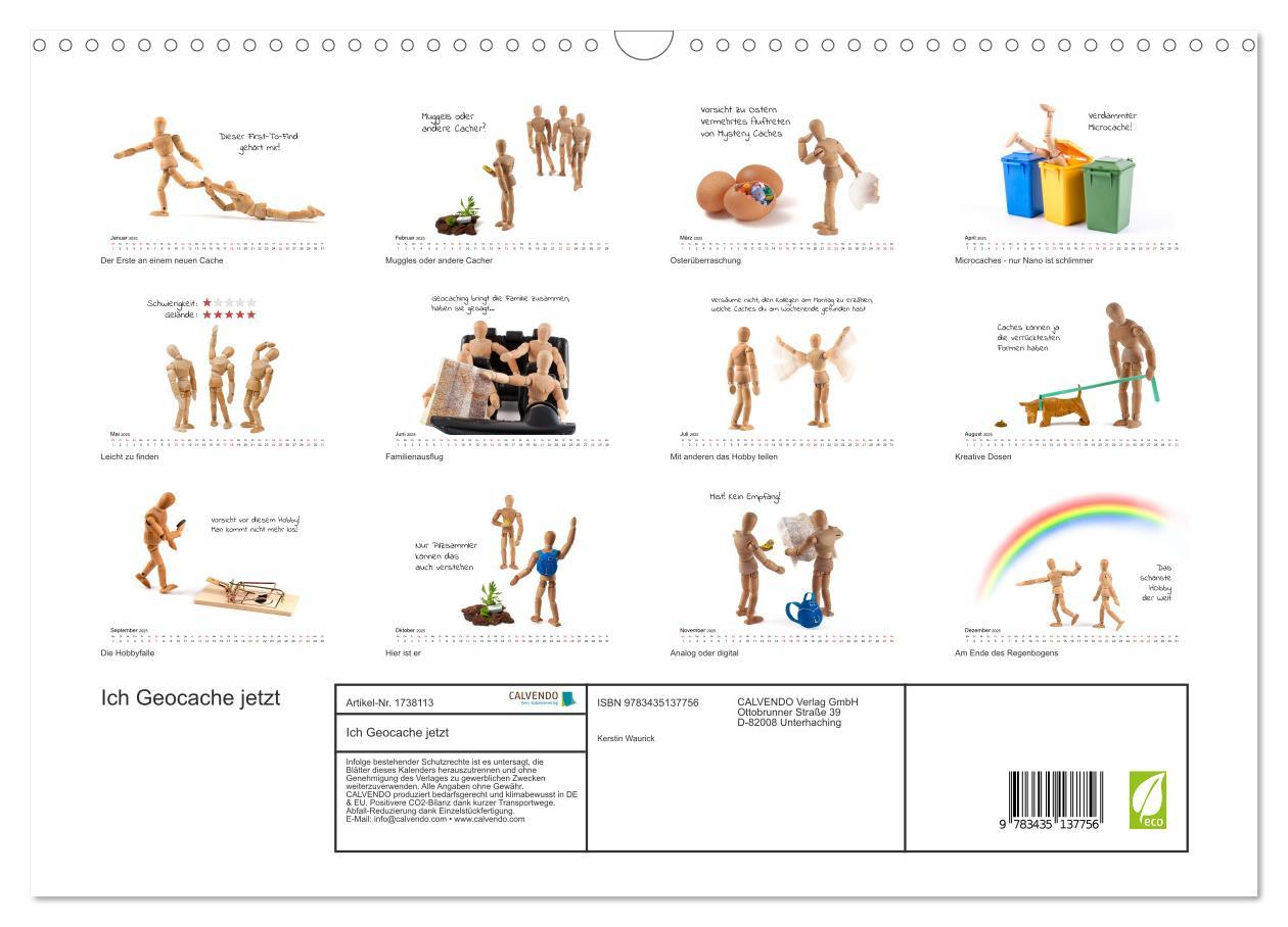 Bild: 9783435137756 | Ich Geocache jetzt (Wandkalender 2025 DIN A3 quer), CALVENDO...