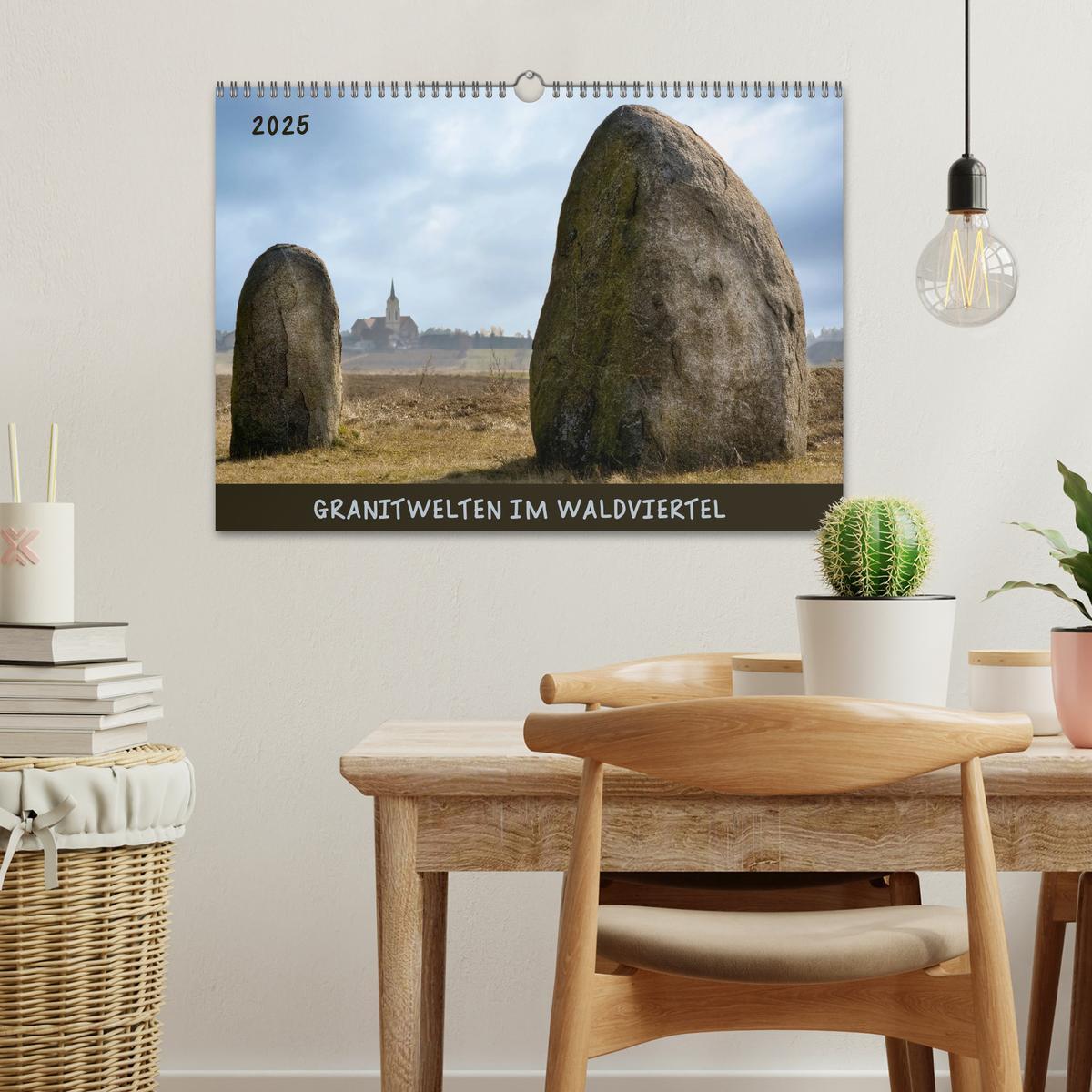 Bild: 9783435324668 | Granitwelten im Waldviertel (Wandkalender 2025 DIN A3 quer),...