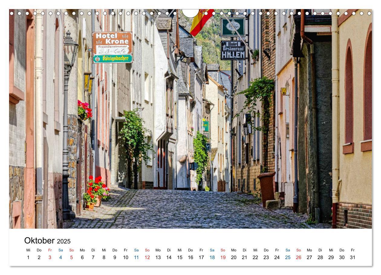 Bild: 9783435161300 | Bacharach - Fachwerkromantik am Rhein (Wandkalender 2025 DIN A3...