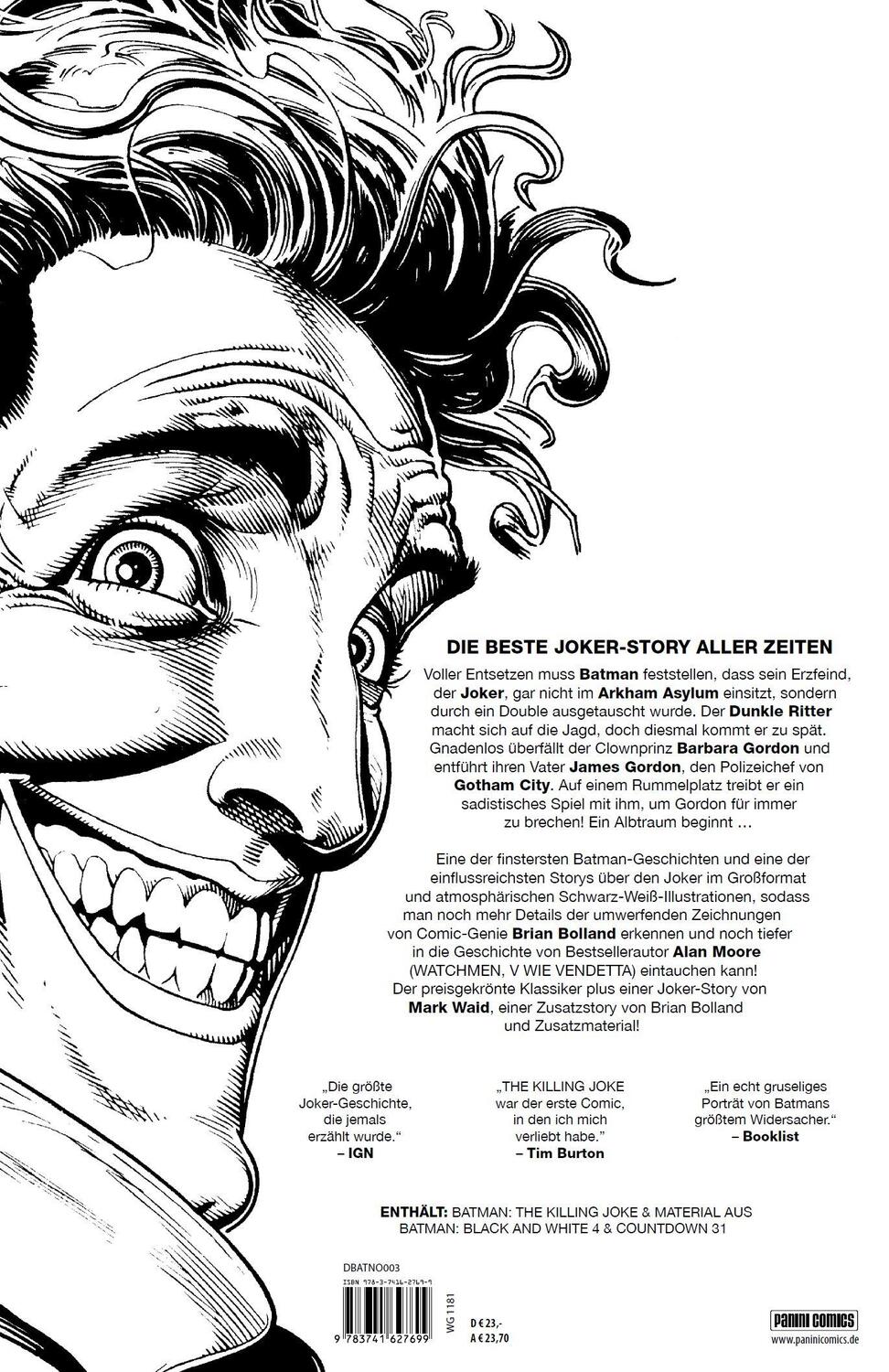 Rückseite: 9783741627699 | Batman Noir: Killing Joke - Ein tödlicher Witz | Alan Moore (u. a.)