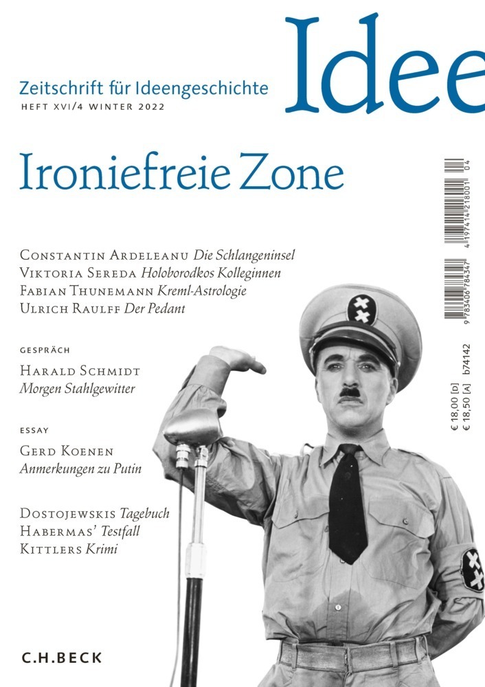 Cover: 9783406784347 | Zeitschrift für Ideengeschichte Heft XVI/4 Winter 2022 | Hacke (u. a.)