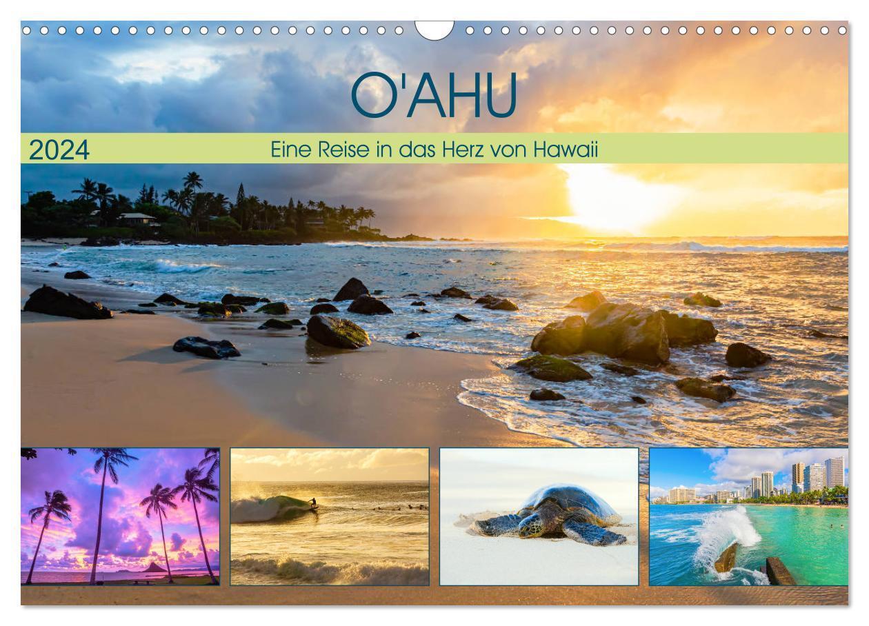 Cover: 9783675447981 | O'ahu - Eine Reise in das Herz von Hawaii (Wandkalender 2024 DIN A3...