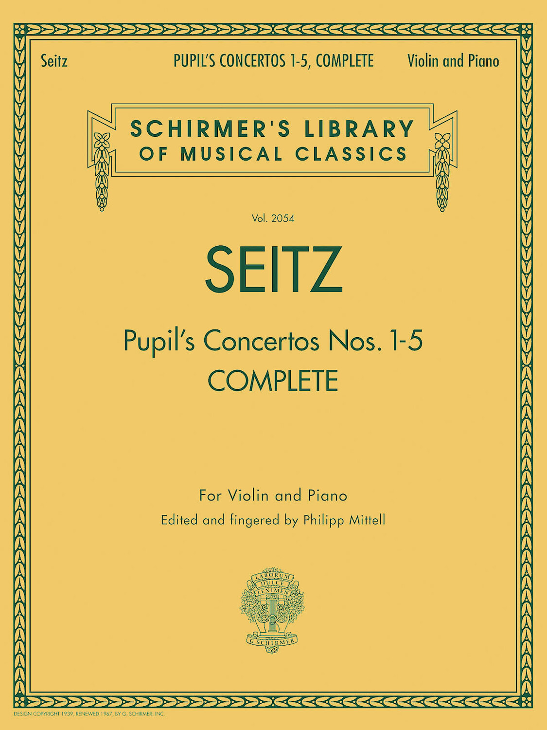 Cover: 73999466287 | Pupil's Concertos, Complete | Friedrich Seitz | String | Buch | 2005