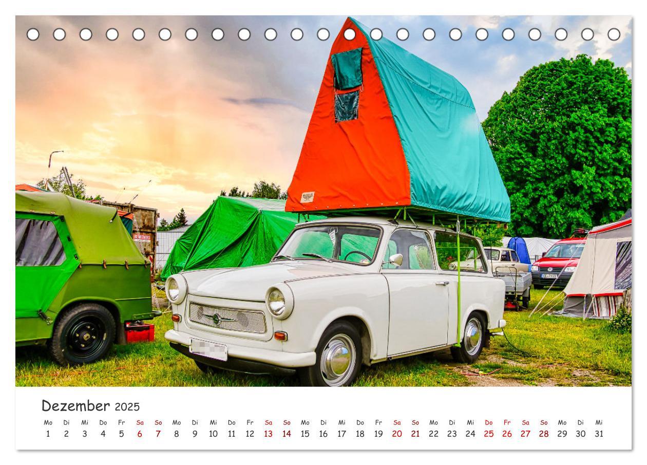 Bild: 9783383964107 | Trabi-Kult (Tischkalender 2025 DIN A5 quer), CALVENDO Monatskalender