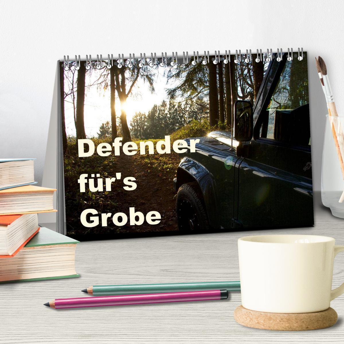 Bild: 9783435505104 | Defender für's Grobe (Tischkalender 2025 DIN A5 quer), CALVENDO...