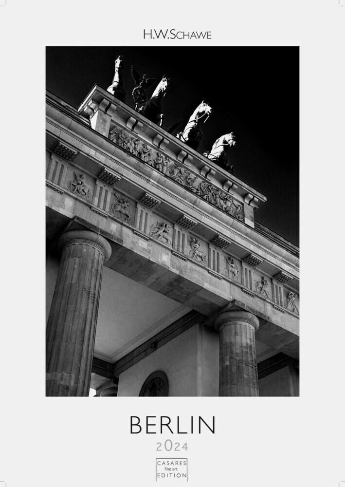 Cover: 9789918620418 | Berlin schwarz-weiss 2024 S 29x21cm | H.W. Schawe | Kalender | 14 S.