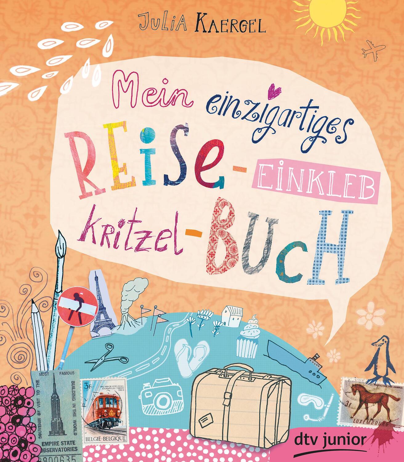 Cover: 9783423718233 | Mein einzigartiges Reise-Einkleb-Kritzel-Buch | Julia Kaergel | Buch