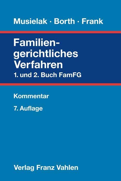 Cover: 9783800667567 | Familiengerichtliches Verfahren | 1. und 2. Buch | Musielak | Buch