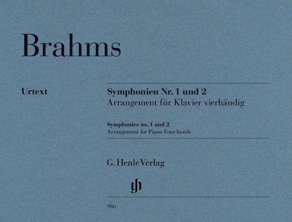Cover: 9790201809861 | Brahms, Johannes - Symphonien Nr. 1 und 2, Arrangement für Klavier...