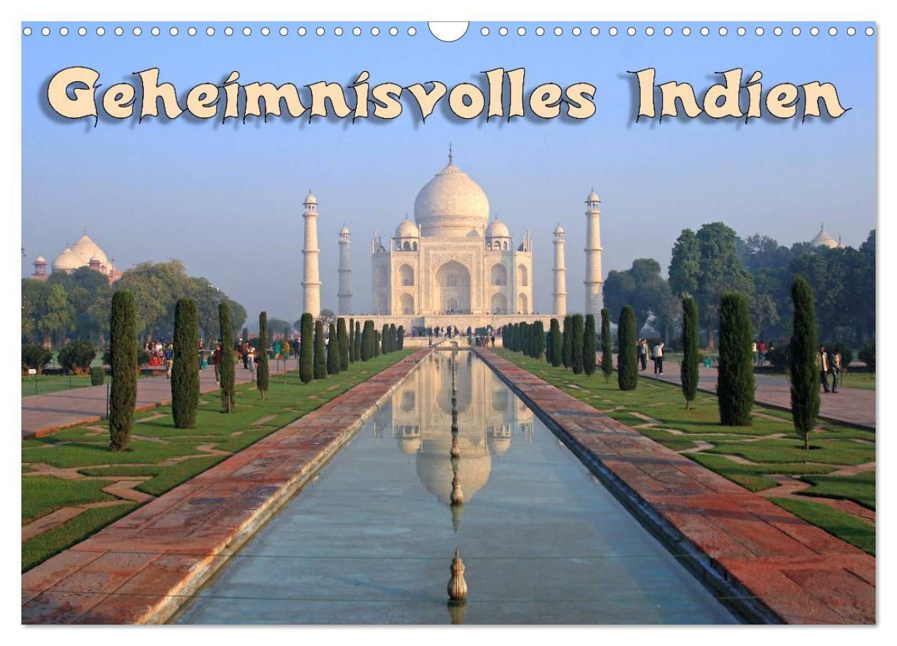 Cover: 9783383412769 | Geheimnisvolles Indien (Wandkalender 2024 DIN A3 quer), CALVENDO...