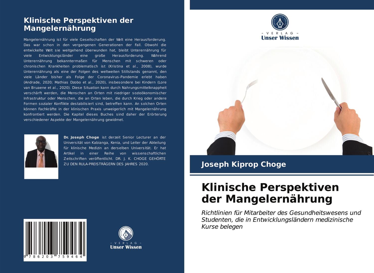 Cover: 9786203759464 | Klinische Perspektiven der Mangelernährung | Joseph Kiprop Choge