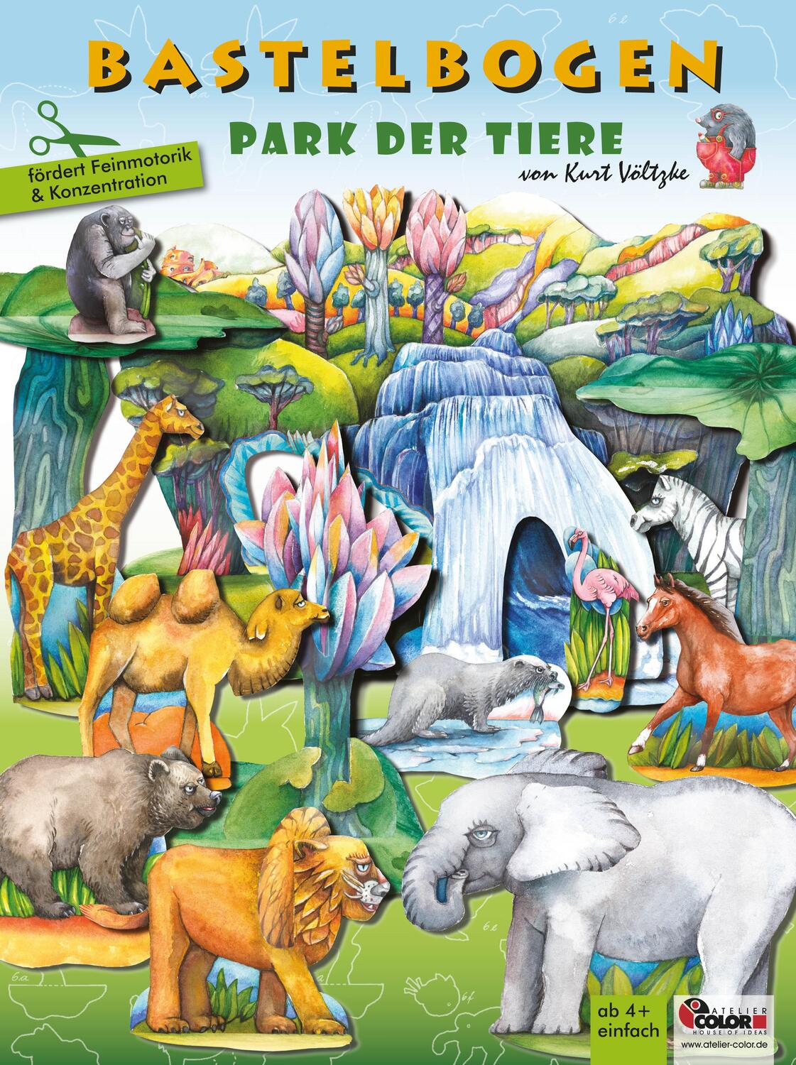 Cover: 4280000272652 | Park der Tiere Bastelbogen | Stück | Deutsch | 2019 | Atelier Color